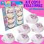 Imagem de Acessórios Boneca Reborn Brinquedo Mamadeira Chupeta +fralda