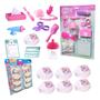 Imagem de Acessórios Boneca Reborn Brinquedo Mamadeira Chupeta +fralda