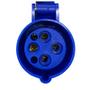 Imagem de Acoplador Tomada Industrial 3P+T 16a Decorlux 9h IP44 Azul