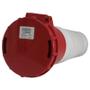 Imagem de Acoplamento Blindado 3P+T 63A 415V Vermelho Metaltex