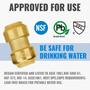Imagem de Acoplamento Push Pex SUNGATOR 3/4" - Pacote com 12 Unidades com Clipe