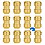 Imagem de Acoplamento Push Pex SUNGATOR 3/4" - Pacote com 12 Unidades com Clipe