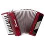 Imagem de Acordeon 48 Baixos 26 Teclas Ta 4803 Vermelho Thommasi