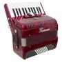 Imagem de Acordeon 48 Baixos 26 Teclas Ta 4803 Vermelho Thommasi