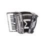 Imagem de Acordeon 48 Baixos Michael ACM4803N PBK - Preto Perolado Com Case