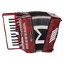 Imagem de Acordeon 48 Baixos Michael vermelho perolado