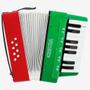 Imagem de Acordeon 8 baixos turbo 104-rg vermelho verde infantil