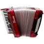 Imagem de Acordeon 80 Baixos 37 Teclas Ta 8009 Vermelho Thommasi F097