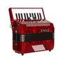 Imagem de Acordeon eagle 0348 Prd 48 Baixos Com Case 26 Teclas