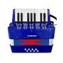 Imagem de Acordeon Infantil 17 Teclas 8 Baixos Azul Custom Kids CKAC 17 - BL