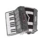 Imagem de Acordeon Michael ACM0822 PBK Preto Perolado 08 Baixos C/ Bag