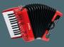 Imagem de Acordeon Roland Fr-1X-Rd 26 Teclas Red Com Bag