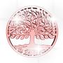 Imagem de Acrílico Decorativo Espelhado Árvore Da Vida Vermelho