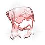 Imagem de Acrílico Decorativo Espelhado Cachorro Boxer Vermelho
