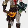 Imagem de Action figure god of war kratos medusa head boneco articulado 18cm