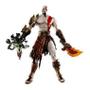 Imagem de Action figure god of war kratos medusa head boneco articulado 18cm
