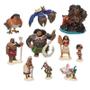 Imagem de Action Figure Toy Moana, 10 peças, boneca, PVC, brinquedos de presente para crianças