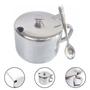 Imagem de Açucareiro Colher Aço Inox Pote Guar Armazenar Açúcar Elegante Servir Café Utensilio Cozinha - Clink