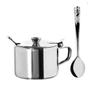 Imagem de Açucareiro Com Colher Aço Inox 420ml