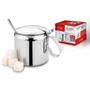Imagem de Açucareiro com Colher e Tampa de Aço Inox 7x11cm Class Home