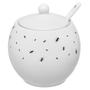 Imagem de Açucareiro com Colher em Porcelana Formiguinha Branco 350ml