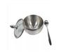 Imagem de Açucareiro Com Colher Inox Tampa De Vidro