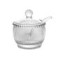 Imagem de Açucareiro Cristal Com Colher Pearl 10 cm x 8 cm x 7 cm Wolff
