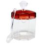 Imagem de Açucareiro de acrílico com colher para servir Diamante 300 ml