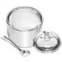 Imagem de Açucareiro de cristal com colher e tampa Bird Wolff 150 ml