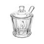 Imagem de Açucareiro de Cristal com Tampa e Colher Radial 210ml - Lyor