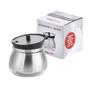 Imagem de Açucareiro de Inox e Vidro com Colher - UnyHome