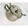 Imagem de Açucareiro inox com colher 220ml  com tampa articulada 6,4x7,5cm