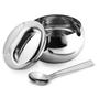 Imagem de Açucareiro inox com colher 300ml 10,5x7,5cm Mimo Style