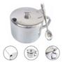 Imagem de Açucareiro Inox De Abrir E Fechar Com Alça E Colher CK4081