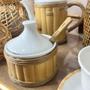 Imagem de Açucareiro Porcelana com Bambu Natural com Colher