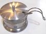 Imagem de Açucareiro vidro e inox com colher - 9x7x9