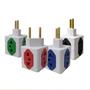 Imagem de adapitador cubo com 4 entradas cada kit com 4unidades