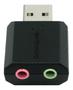 Imagem de Adaptador Áudio Mic Pc Notebook P2 P/Usb Mac Windows Sabrent