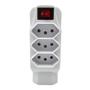 Imagem de Adaptador Benjamin 4 Saídas 10a Bivolt C/ Interruptor