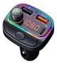 Imagem de Adaptador Bluetooth Carro Mp3 Transmissor Fm Rgb Carregador