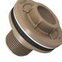 Imagem de Adaptador  C/Flange Pvc Fortlev 3/4 Marrom - Kit C/10 Unidades