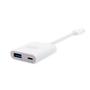 Imagem de Adaptador Cabo Hub Lightning USB OTG Entrada para Carregador Lightning PD