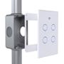 Imagem de Adaptador Compatível com Interruptor Inteligente Smart Sonoff Nova Digital para Caixas de Sobrepor 4x2 - ARTBOX3D