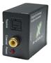 Imagem de Adaptador Conversor Optico Coaxial Digital Para Rca Toslink Audio Analogico Digital