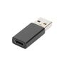 Imagem de Adaptador conversor usb-c 3.1 type c feme x usb-a 3.0 macho
