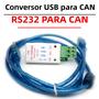 Imagem de Adaptador Conversor USB para CAN Bus Serial RS232 - Com Proteção contra Surtos