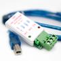Imagem de Adaptador Conversor USB para CAN Bus Serial RS232 - Com Proteção contra Surtos