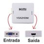 Imagem de Adaptador Conversor VGA com Áudio P2 para HDMI e Alimentação Externa VGA2HDMI - Apolum