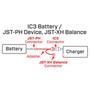 Imagem de Adaptador de bateria Spektrum IC3/dispositivo JST-PH para carregador inteligente IC3