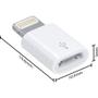 Imagem de Adaptador de Carregador V8 Android para iPhone Lightning - Micro USB V8 para Lightning